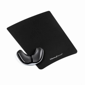 Image of Fellowes Crystal Palm Support Black 9180701