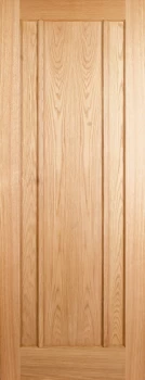 Image of Wickes York Internal 3 Panel Oak Veneer Fire Door - 1981 x 838mm