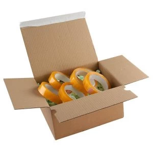 Image of Blake Envelopes Purely Packaging 305mm x 215mm x 140 220mm Peel and Seal Postal Box Kraft Pack of 20