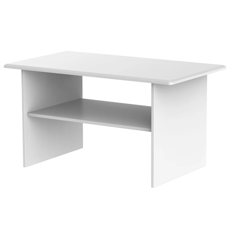 Image of Harrow Coffee Table In White Gloss (Ready Assembled)