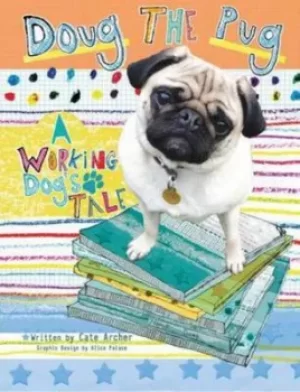 Image of Doug the pug by Cate Archer