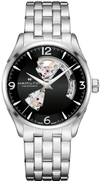 Image of Hamilton Watch Jazzmaster Open Heart D - Black HM-912