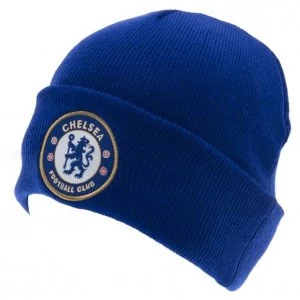 Image of Chelsea FC Turn Up Knitted Hat