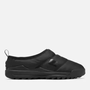 Image of Sorel Womens Ona RMX Puffy Slip-On Shoes - Black/White - UK 8