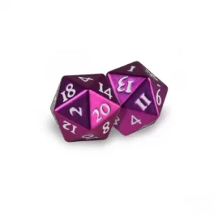Image of Ultra Pro: Heavy Metal D20 Dice Set: Grenadine