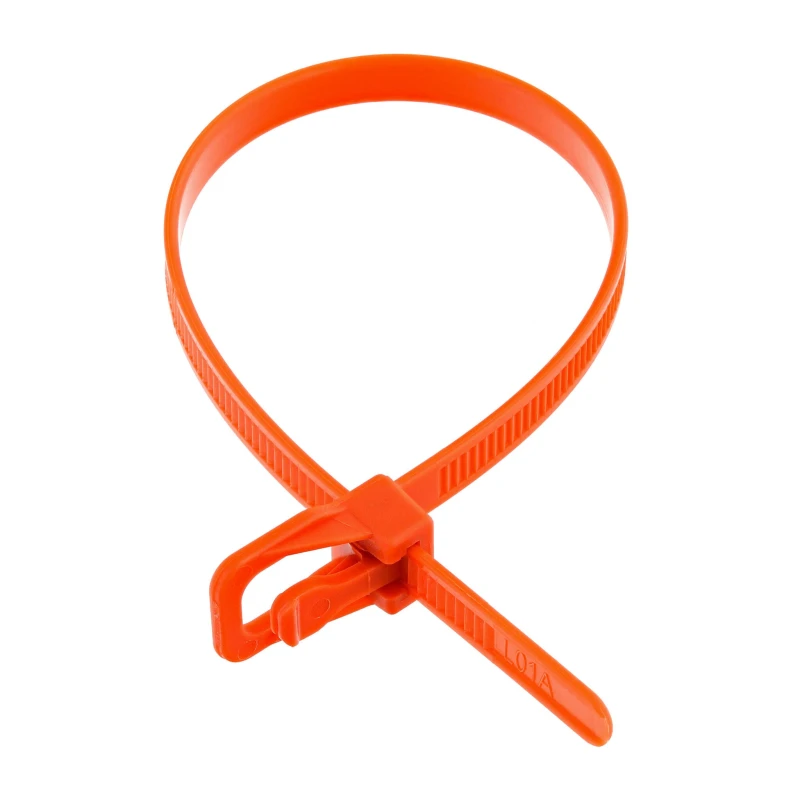 Image of Cablenet Cablenet EVT-S12OR-TA cable tie Releasable cable tie Nylon Orange 100 pc(s) EVT-S12OR-TA