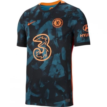Image of Nike Chelsea Third Shirt 2021 2022 - Blue/Red