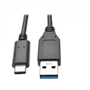 Image of Tripp Lite USB C to USB A Cable USB 3.1 5 Gbps Thunderbolt 3 Compatibl