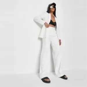 Image of Missguided Coord Tailored Masculine Trouser Seam - Beige