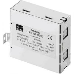 Image of EMI filter 250 V AC 6 A W x H 40 mm x 85 mm