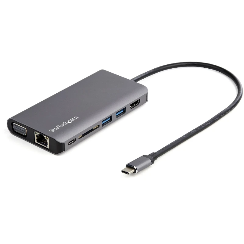 Image of USB C Multiport Adapter HDMI VGA 100W PD