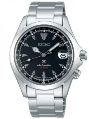 Image of Seiko Mens Prospex Alpinist Automatic Black Dial Stainless Steel...