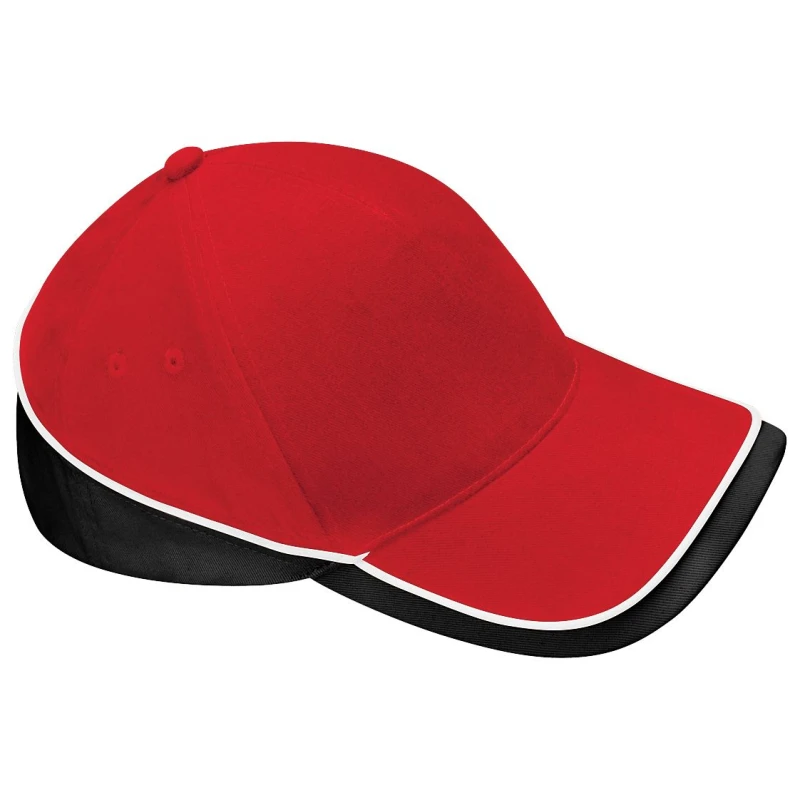 Image of Beechfield Beechfield Teamwear Competition Cap Baseball Headwear in Red Red One Size Unisex 5055747772838
