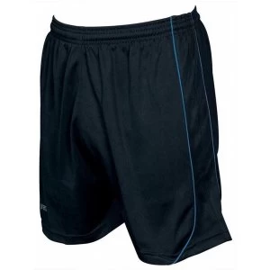Image of Precision Mestalla Shorts 38-40" Black/Azure