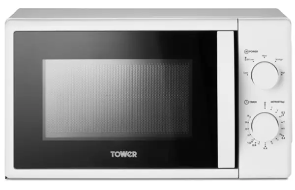 Image of Tower T24034WHT 20L 700W Manual Microwave