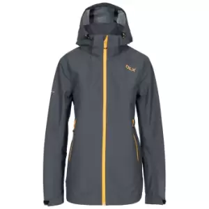 Image of Trespass Womens/Ladies Gayle Waterproof Jacket (S) (Carbon)