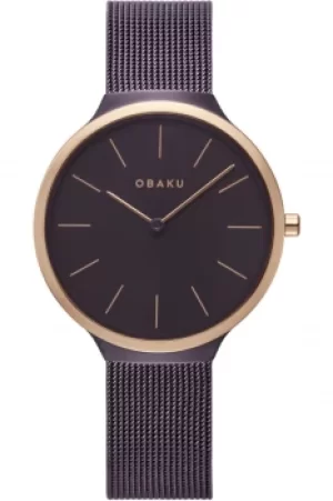 Image of Obaku Ark Lille Walnut Watch V240LXXNMN