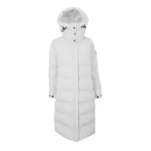 Image of Sandbanks Haven Long Jacket - White