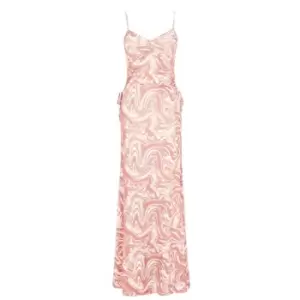 Image of I Saw It First Cut Out Tie Dress - Multi