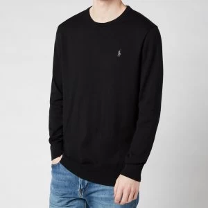 Image of Polo Ralph Lauren Mens Slim Fit Cotton Sweatshirt - Polo Black - L