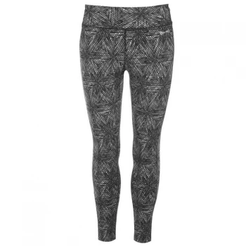 Image of USA Pro Mid Rise Leggings - Mono Feather
