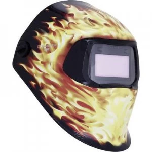 Image of SpeedGlas 100V Blaze 7100166708 Welders hard hat Black, Flame EN 379 , EN 166 , EN 175 , EN 169