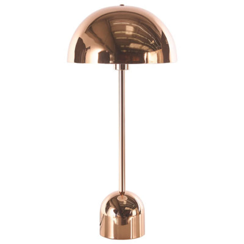 Image of Beliani Table Lamp Macasia Metal Copper