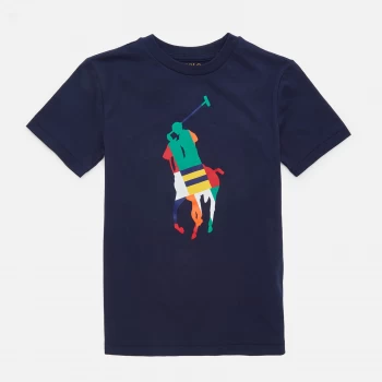 Image of Polo Ralph Lauren Boys' Horse T-Shirt - Newport Navy - 2 Years