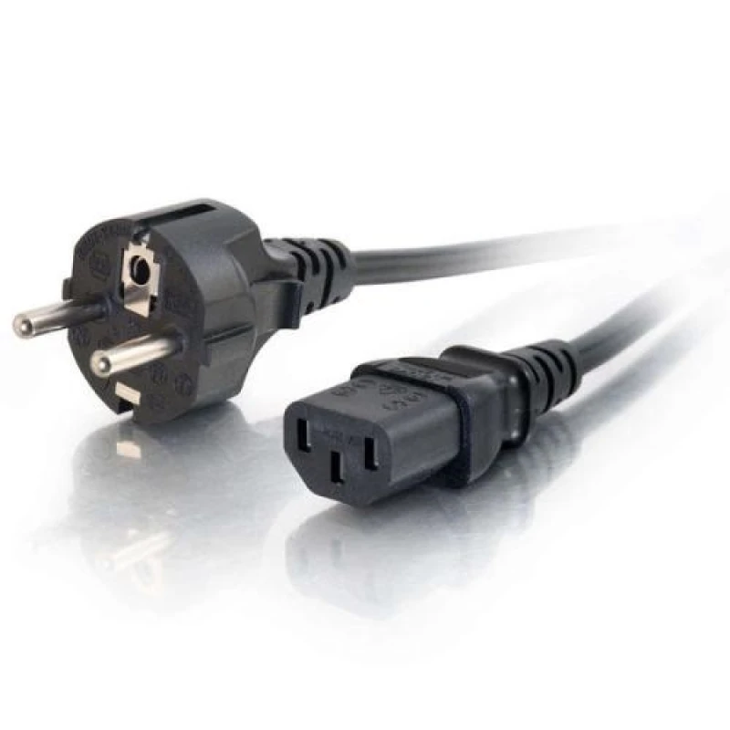 Image of DELL A6929301 power cable Black 2m C13 coupler CEE7/7