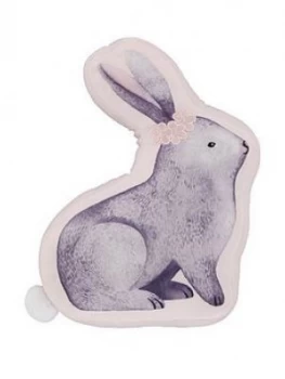 Image of Catherine Lansfield Woodland Friends Shaped Cushion, Pink