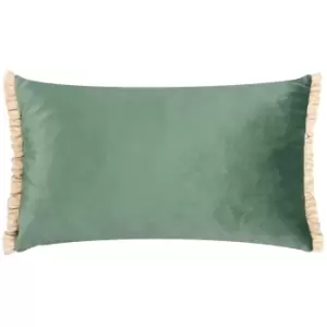 Image of Tilly Velvet Frill Reversible Cushion