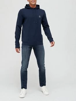 Image of Hugo Boss Wetalk Pullover Hoodie Dark Blue Size S Men