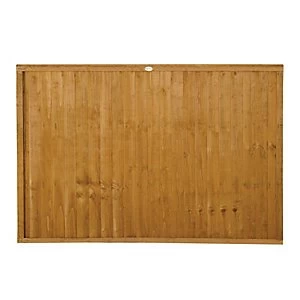 Image of Forest Garden Dip Treated Closeboard Fence Panel - 6 x 4ft Pack of 3