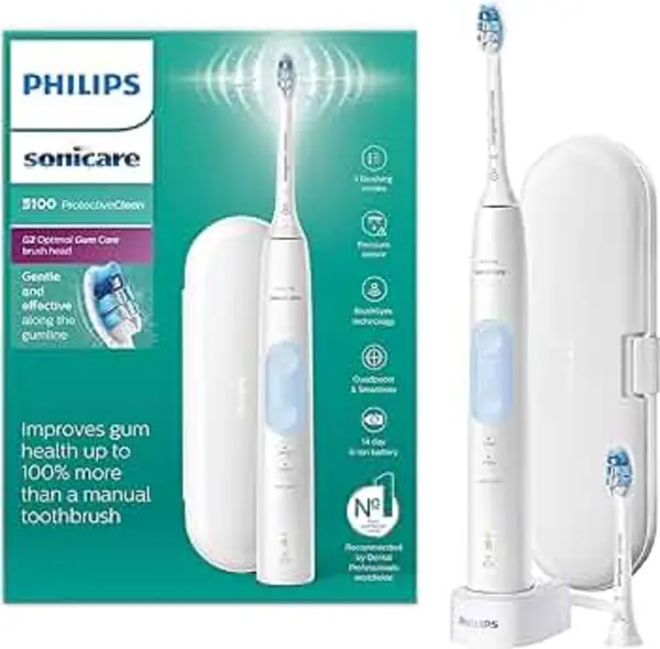 Image of Philips Sonicare HX6852/10 ProtectiveClean 5100 Turquoise Sonic Electric Toothbrush