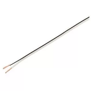 Image of Labgear Clear 2.2mm 2 Core 42 Strand Copper Screened Figure of 8 Twin Speaker Audio Surround Sound Car Cable 19806HS - 20 Meter