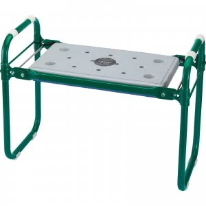 Image of Draper Expert Folding Metal Framed Garden Kneeler and Seat