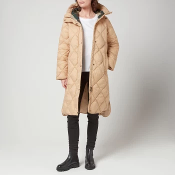 Image of Barbour Womens Sandyford Quilted Jacket - Dk Stone/Ancient - UK 14