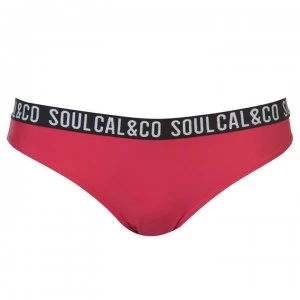 Image of SoulCal Deluxe Jacquard Bikini Bottoms - Raspberry