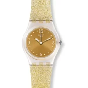 Image of Ladies Swatch Golden Glistar Too Watch
