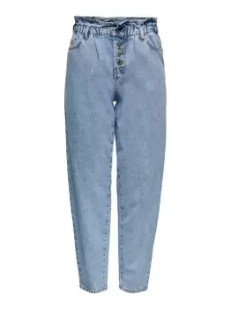 Image of ONLY Onlcuba Life Slouchy High Waist Leggings Women Blue