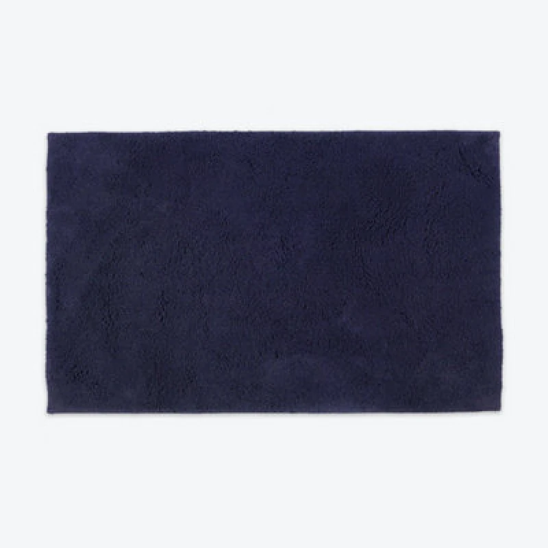 Image of Allure Bath Fashions Hotel Luxury Deep Pile Bath Mat - Navy