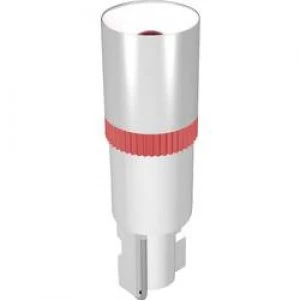 Image of LED bulb W2 x 4.6d Red 6 Vdc 500 mcd Signal Construct MEDW4601