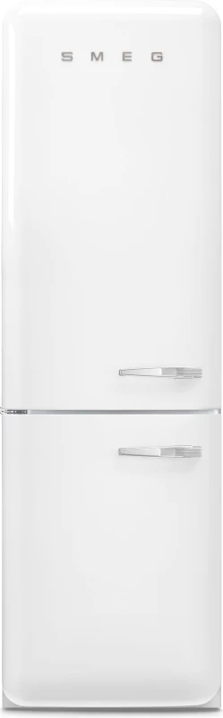 Image of Smeg 50's Style FAB32LWH6UK 197cm 60/40 Frost Free Fridge Freezer - White - C Rated