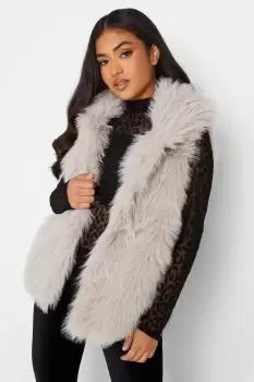 Image of Petite Faux Fur Gilet
