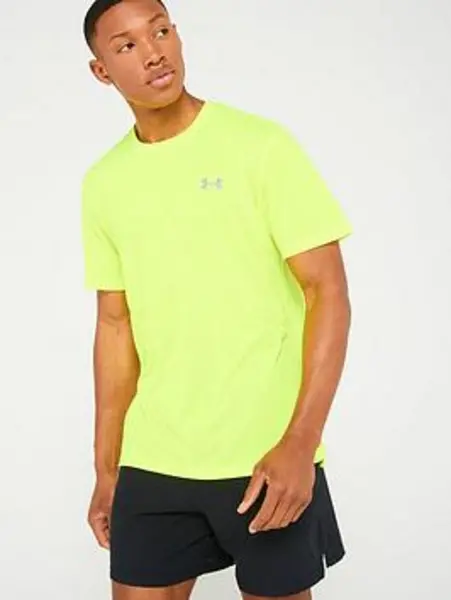 Image of Under Armour Mens Running Streaker T-Shirt - Yellow