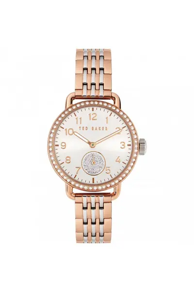 Image of Ted Baker Hannahh Stainless Steel Fashion Analogue Quartz Watch - Bkphhf107Uo White