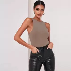 Image of Missguided Seamfree Bodysuit - Brown