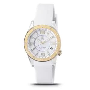 Image of Elliot Brown 929-204-R45 Bloxworth Hali White Rubber Strap Wristwatch