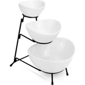 Image of 3 Tier Serving Set Bowls M&W - Multi
