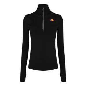 Image of Ellesse Half-Zip Top - Black